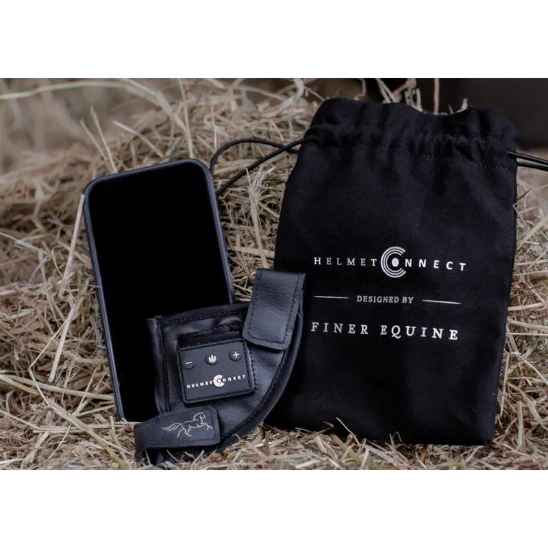 Finer Equine HelmetConnect - Black-2